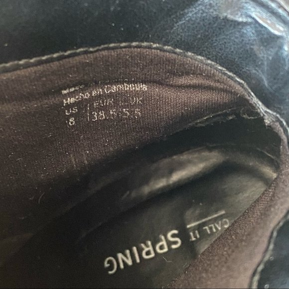 SOLD | Call It Spring Black Suede Ankle Booties EUC - Picture 8 of 13